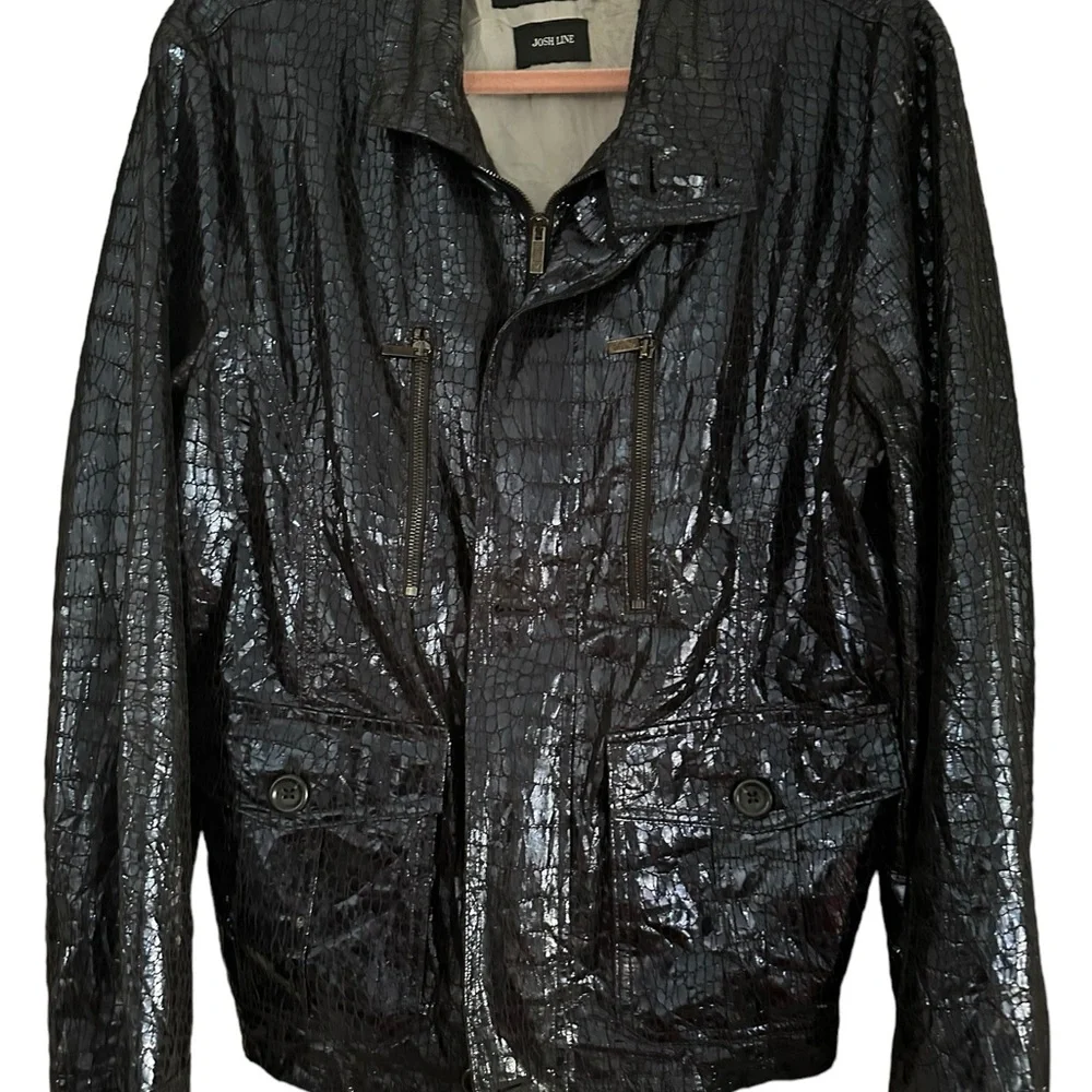 EMPORIO ARMANI BLACK BOMBER JACKET - Picture 3 of 9